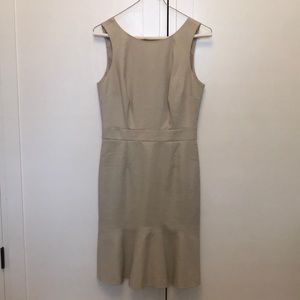 Banana republic tan work dress